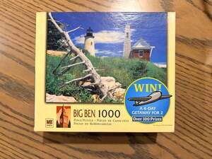Pemaquid Point Lighthouse‎ Maine Big Ben 1000 Piece Jigsaw Puzzle